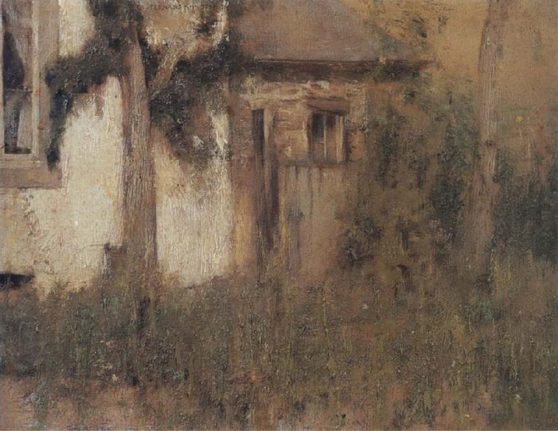 Fernand Khnopff In Fosset The Farmhouse Garden Germany oil painting art